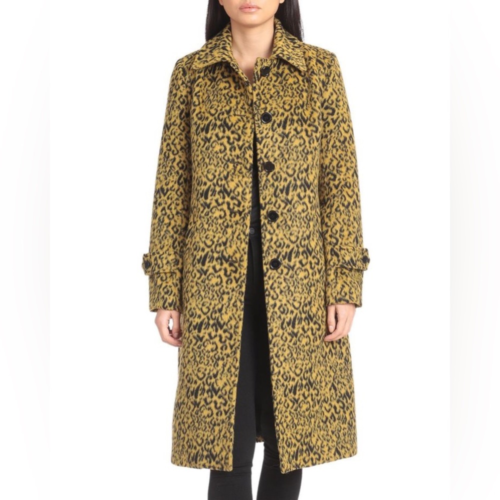 Avec les filles yellow and black leopard coat - Picture 3 of 5